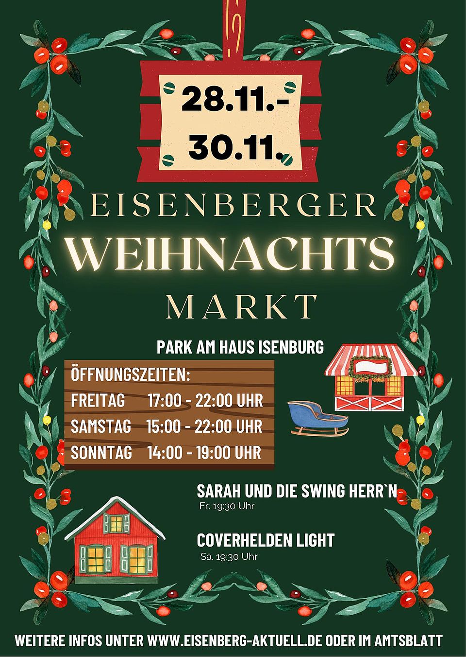 Plakat Weihnachtsmarkt 2025